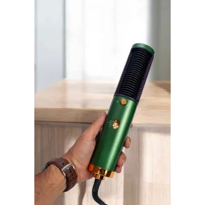 BUĞZ Fön Tarak Saç Düzleştirici Üflemeli Fön Makinesi Sıkı Dişli Taşınabilir - BUĞZ