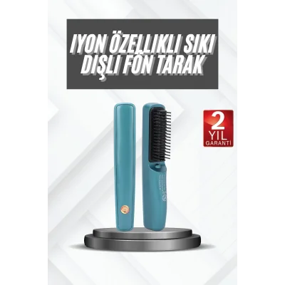 BUĞZ Fön Tarak Yüksek Isı Ayarlı Elektriklenme Karşıtı İyon Özelliği