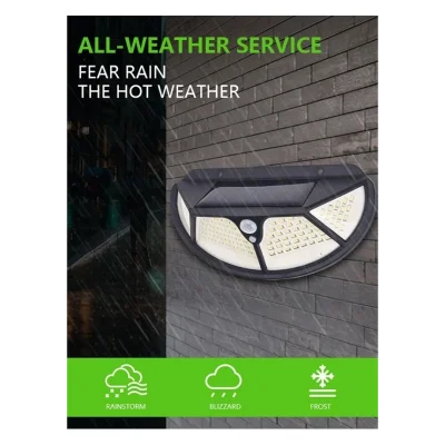 BUĞZ Fonksiyonel Sensörlü 102 Ledli Solar Bahçe Lambası