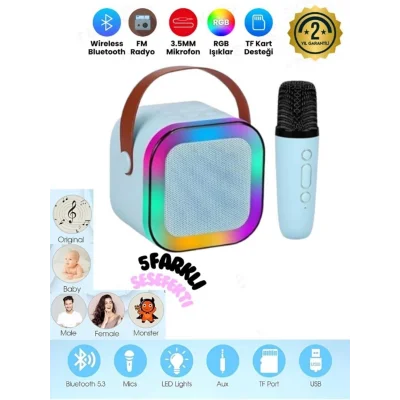 BUĞZ FP-K12 KARAOKE WİRELESS SPEAKER