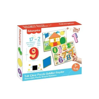 BUĞZ FP2762 FISHER PRICE TAK ÇIKAR PUZZLE ŞEKİLLER SAYILAR