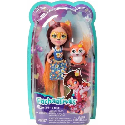  FRH40 Enchantimals Winsley Wolf ve Trooper