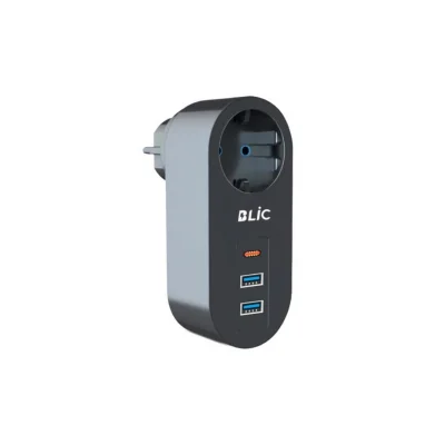 BUĞZ Ftr-07 2xusb 1xtypec Termal Akım Korumalı Isıya Dayanıklı Tekli Priz