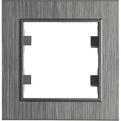  Füme 1 Li Çerçeve - Priz ve Anahtar İçin Uyumlu Çerçeve