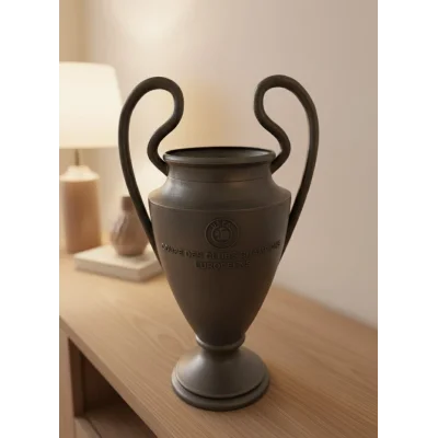BUĞZ Füme Kupa 25cm UEFA Model Dekoratif Ödül Biblosu