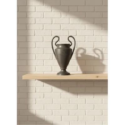 BUĞZ Füme Şampiyonlar Kupası 25cm Modern Dekor Ödül Biblo