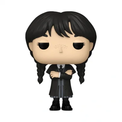 BUĞZ Funko POP TV: The Addams Family Wednesday Addams (Black Coat)