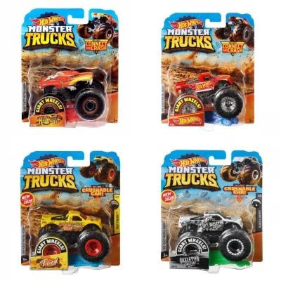  FYJ44 Hot Wheels, Monster Trucks 1:64 Arabalar - 1 adet fiyatıdır