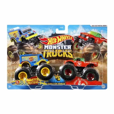 BUĞZ FYJ64 Hot Wheels Monster Trucks Güçlü İkili 1:64 Arabalar