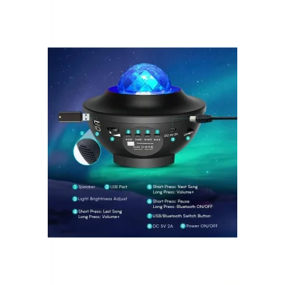 BUĞZ Galaxy Cover Multifonksiyon Projektör