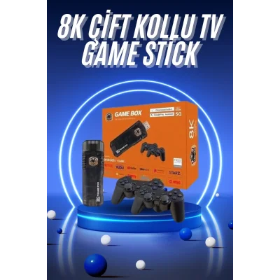 Game Box Android Tv 36500 Oyunlu Atari 5g 8k HDR Ultra HD 64 GB