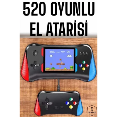  Gamepad Joystick 500 Oyunlu Retro Oyun Konsolu Tv Bağlantı Özellikli 2 Kişilik Destekli