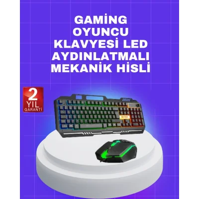 BUĞZ Gaming Klavye Mouse – Çatışmasız Tuş, Hızlı Tepki Süresi