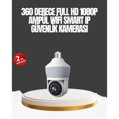 BUĞZ Gece Görüşlü Mobil Uygulamalı Akıllı Ampül Kamera
