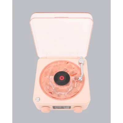 BUĞZ Gece Lambası Stereo Bluetooth Hoparlör Dijital Saat Su Dalgası Efektli 3-ü-1 Cihaz - Lisinya