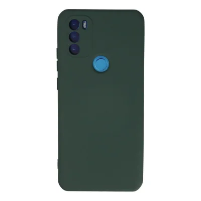 BUĞZ General Mobile Gm 21 Plus Kılıf Nano İçi Kadife Silikon - Koyu Yeşil