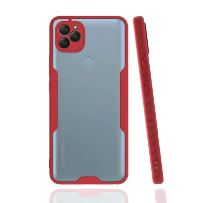 BUĞZ General Mobile Gm 22 Kılıf Platin Silikon - Kırmızı