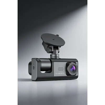 BUĞZ Geri Görüş Kameralı 3 Kameralı Araç İçi Kamera Gece Görüşlü Dashcam