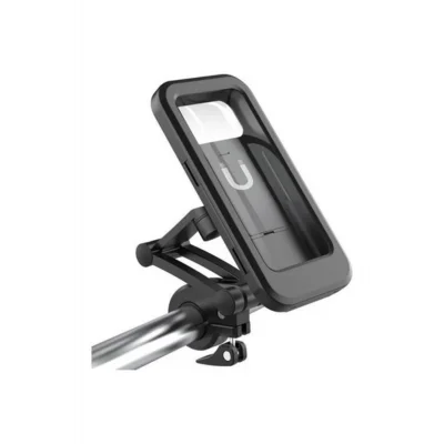 BUĞZ Gidon Bağlantılı Su Geçirmez Mıknatıslı Motorsiklet Telefon Tutucu