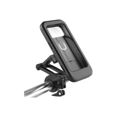 BUĞZ Gidon Bağlantılı Su Geçirmez Mıknatıslı Motorsiklet Telefon Tutucu