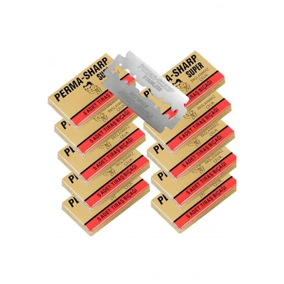 BUĞZ Gillette Perma-sharp 5li Traş Jileti 20 Paket