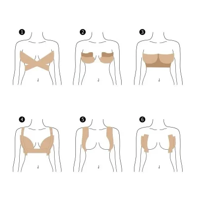 BUĞZ Göğüs Dikleştirme Bandı S Beden 2.5 Cm.