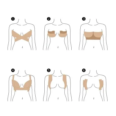 BUĞZ Göğüs Dikleştirme Bandı S Beden 2.5 Cm.