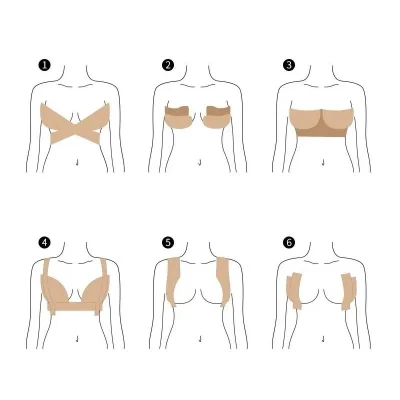 BUĞZ Göğüs Dikleştirme Bandı S Beden 2.5 Cm.