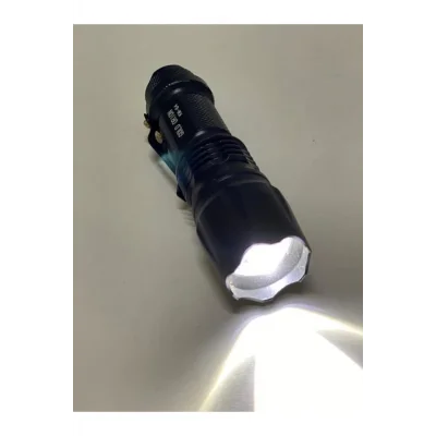 BUĞZ Gold Orion Km-84 Tasarruflu Şarjlı Zoomlu Metal El Feneri Kemer Klipsli ( BUĞZ )