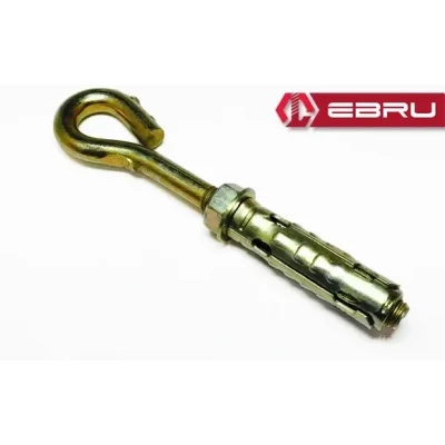 BUĞZ Gömlekli Kancalı Kapalı Çelik Dübel M10 - 50 Adet