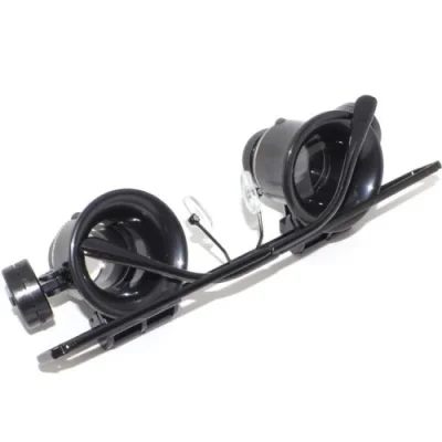 BUĞZ Gözlük Model Çıft Led Aydınlatma ,saat Onarımı Için Harika Büyüteç - BUĞZ