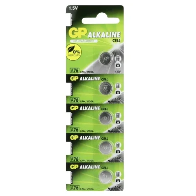 BUĞZ GP LR44 A76 1.5V Alkalin Pil 5li Paket