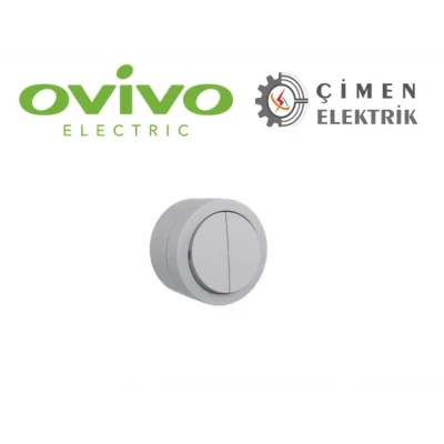  Gri Komutatör Anahtar Sıva Üstü - Elektrik Tesisat Anahtarı