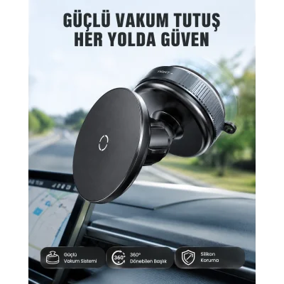 BUĞZ Güçlü Manyetik Araç Telefon Tutucu Evrensel Uyumluluk