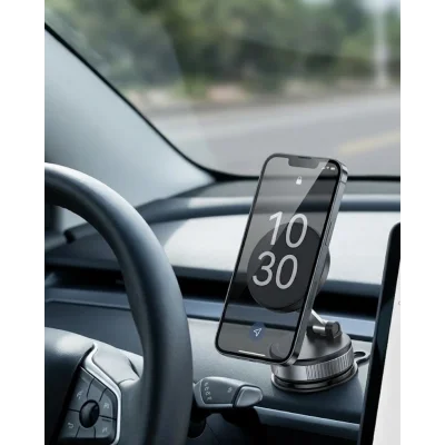 BUĞZ Güçlü Mıknatıslı Araç Telefon Tutucu 360 Derece Döner Stand