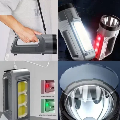 BUĞZ Güçlü Şarjlı Fener Masa Lambası Wt-603