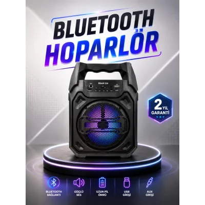 BUĞZ Güçlü ve Şarj Edilebilir Bluetooth Hoparlör 6.5 İnç