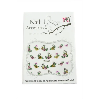  Gül Tırnak Aksesuarı Tattoo Sticker