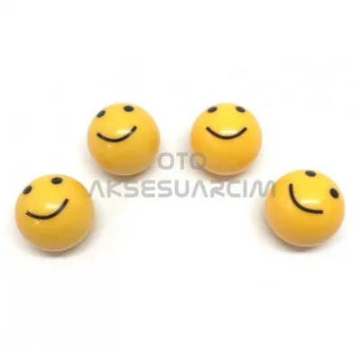 BUĞZ Gülen Emoji Lüx Sibop Kapağı Sarı