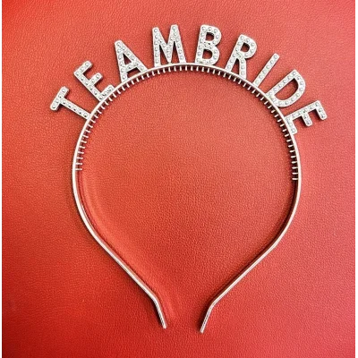 BUĞZ Gümüş Renk Team Bride Taç – Gelin ve Nedime Tacı