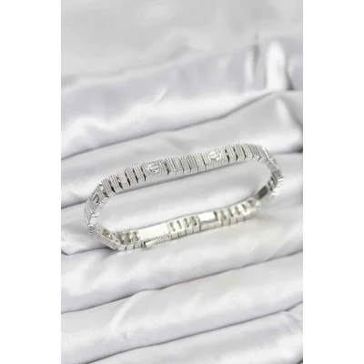 BUĞZ Gümüş Renk VIP Seri Bileklik