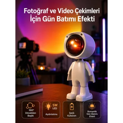 BUĞZ GÜNBATIMI PROJEKTÖR