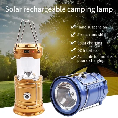 BUĞZ Güneş Enerjili Açılır Kapanır Kamp Lambası Bx40