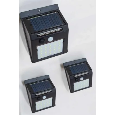 BUĞZ Güneş Enerjili Bahçe Lambası Solar Gece Aydınlatma Sensörlü Lamba