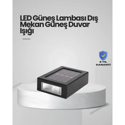 BUĞZ Güneş Enerjili LED Duvar Aydınlatması