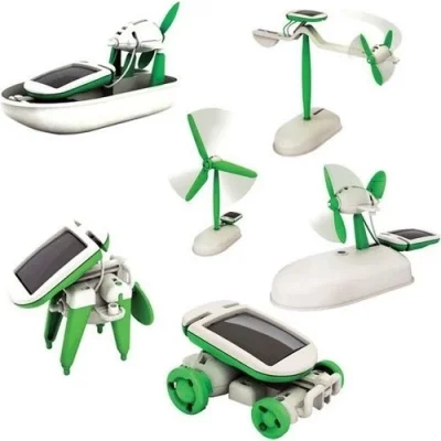 BUĞZ Güneş Enerjili Robot Oluşturma Seti Solar Kit (6 in 1)