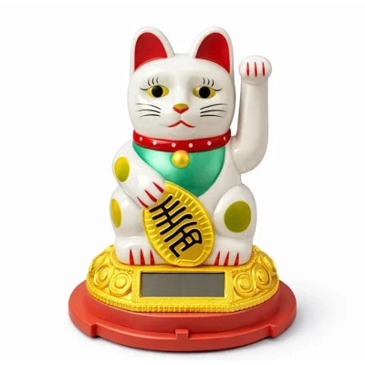 BUĞZ Güneş Enerjili Sallanan Şans Kedisi - Maneki Neko Alk4520