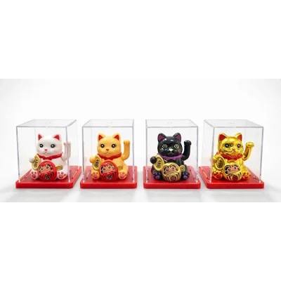 BUĞZ Güneş Enerjili Sallanan Şans Kedisi - Maneki Neko Alk4526