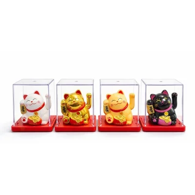 BUĞZ Güneş Enerjili Sallanan Şans Kedisi - Maneki Neko Alk4527