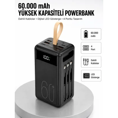 BUĞZ Güvenlik Korumalı Hızlı Şarj Özellikli Powerbank Yeni Nesil
